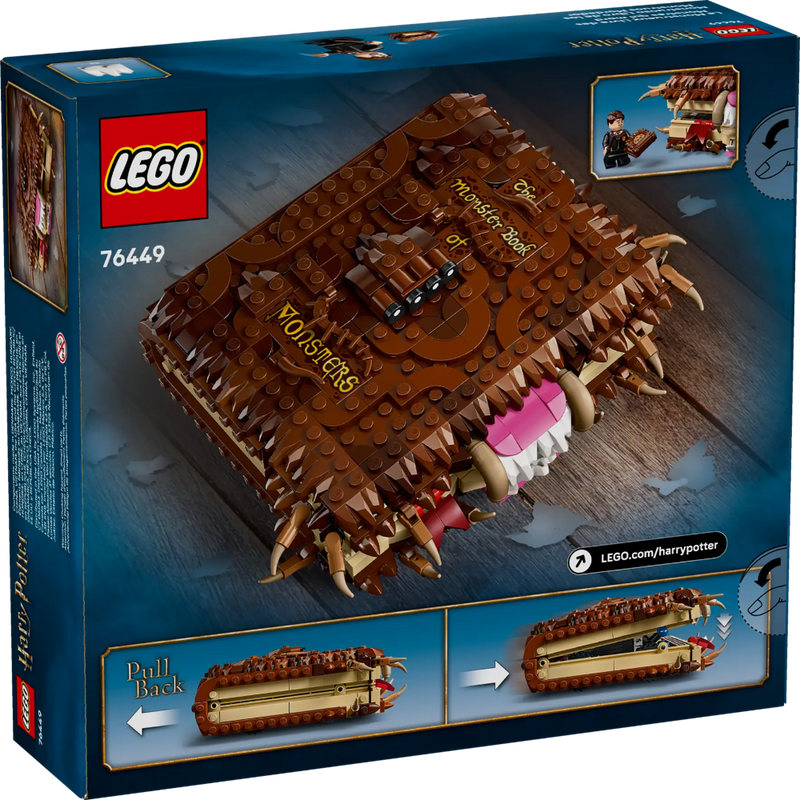 Lego 76449 Harry Potter Chomping Monster Book Of Monsters (518 Pieces)