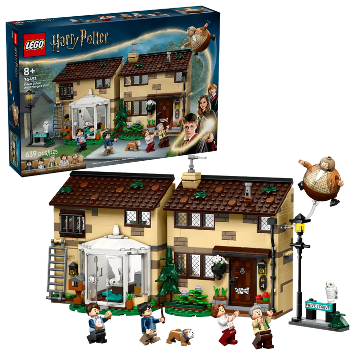 Lego 76451 Harry Potter Privet Drive: Aunt Marge's Visit (639 Pieces)-Construction-LEGO-Toycra