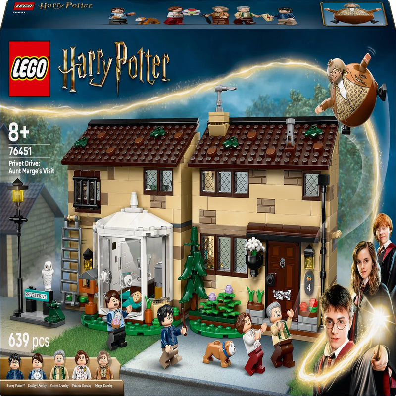 Lego 76451 Harry Potter Privet Drive: Aunt Marge's Visit (639 Pieces)