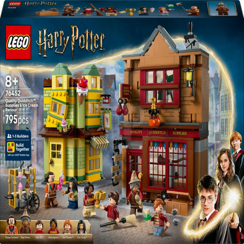 Lego 76452 Harry Potter Quality Quidditch Supplies & Ice Cream Parlour (795 Pieces)