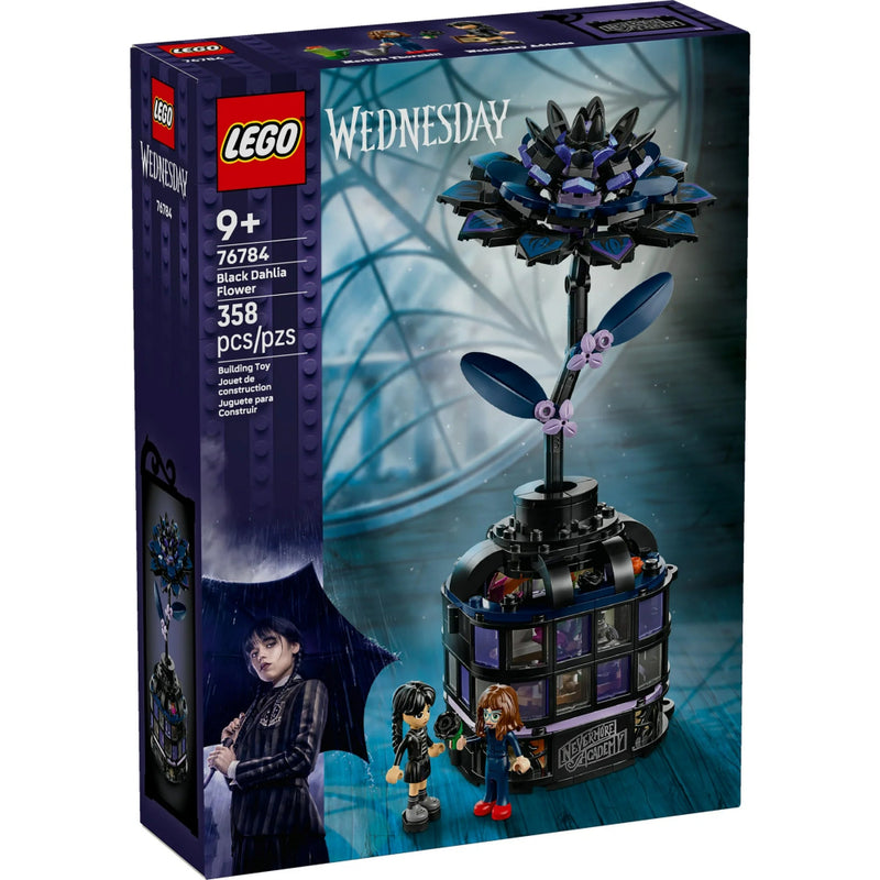 Lego 76784 Wednesday Black Dahlia Flower (358 Pieces)
