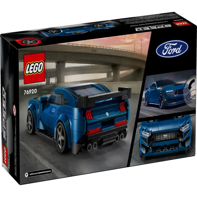 Lego 76920 Speed Champions Ford Mustang Dark Horse Sports Car (344 Pieces)