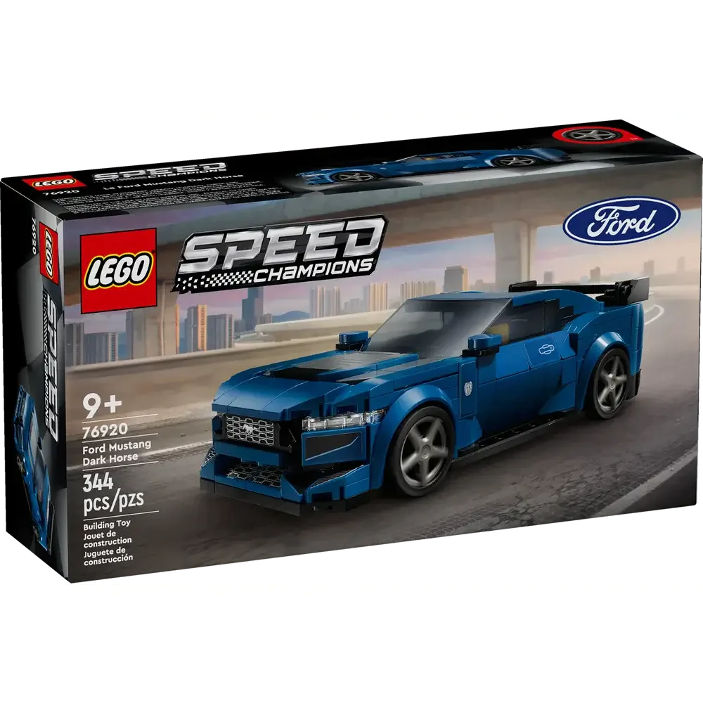 Lego 76920 Speed Champions Ford Mustang Dark Horse Sports Car (344 Pieces)