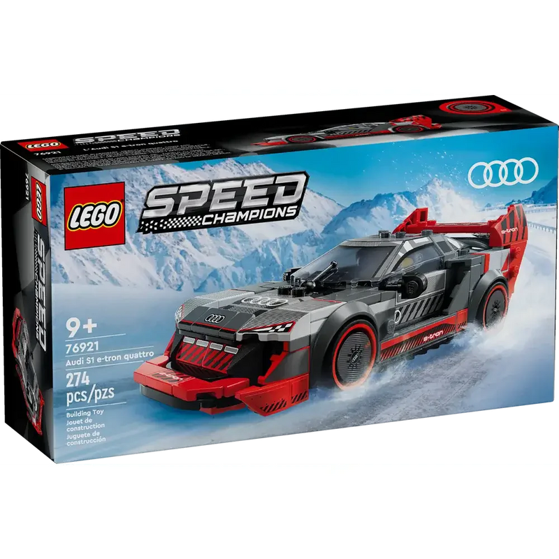 Lego 76921 Speed Champions Audi S1 E-Tron quattro Race Car(274 Pieces)