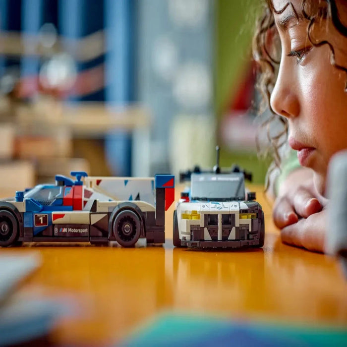 Lego 76922 Speed Champions BMW M4 GT3 & BMW M Hybrid V8 Race Cars (676 Pieces)-Construction-LEGO-Toycra