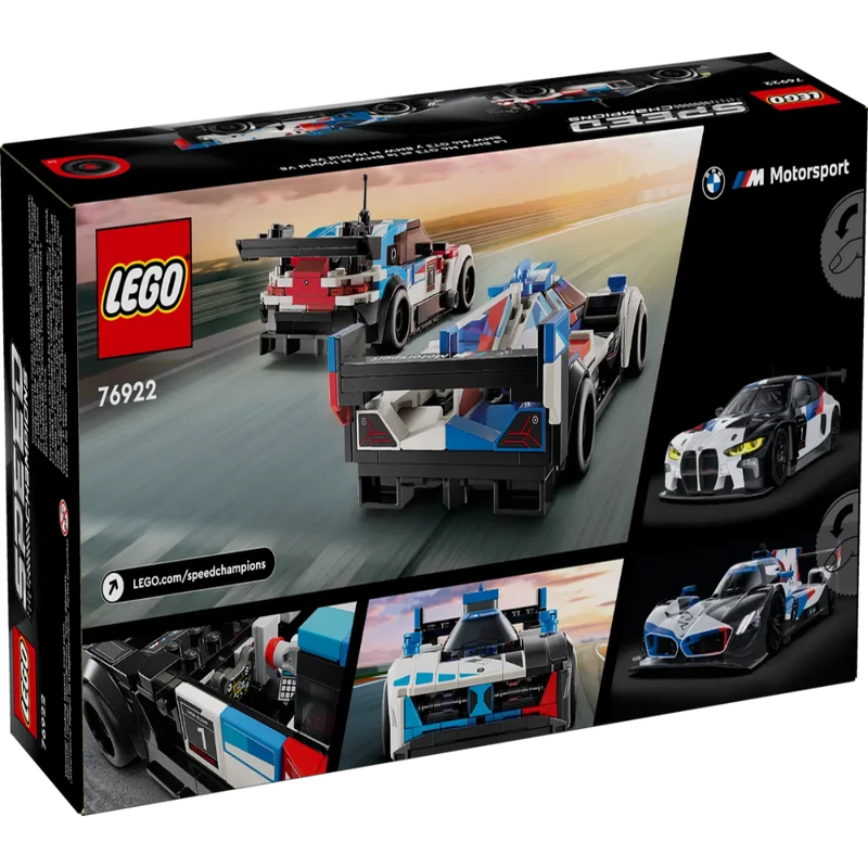 Lego 76922 Speed Champions BMW M4 GT3 & BMW M Hybrid V8 Race Cars (676 Pieces)