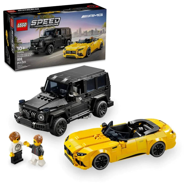 Lego 76924 Speed Champions Mercedes-AMG G 63 & Mercedes-AMG SL 63 (808 Pieces)-Construction-LEGO-Toycra