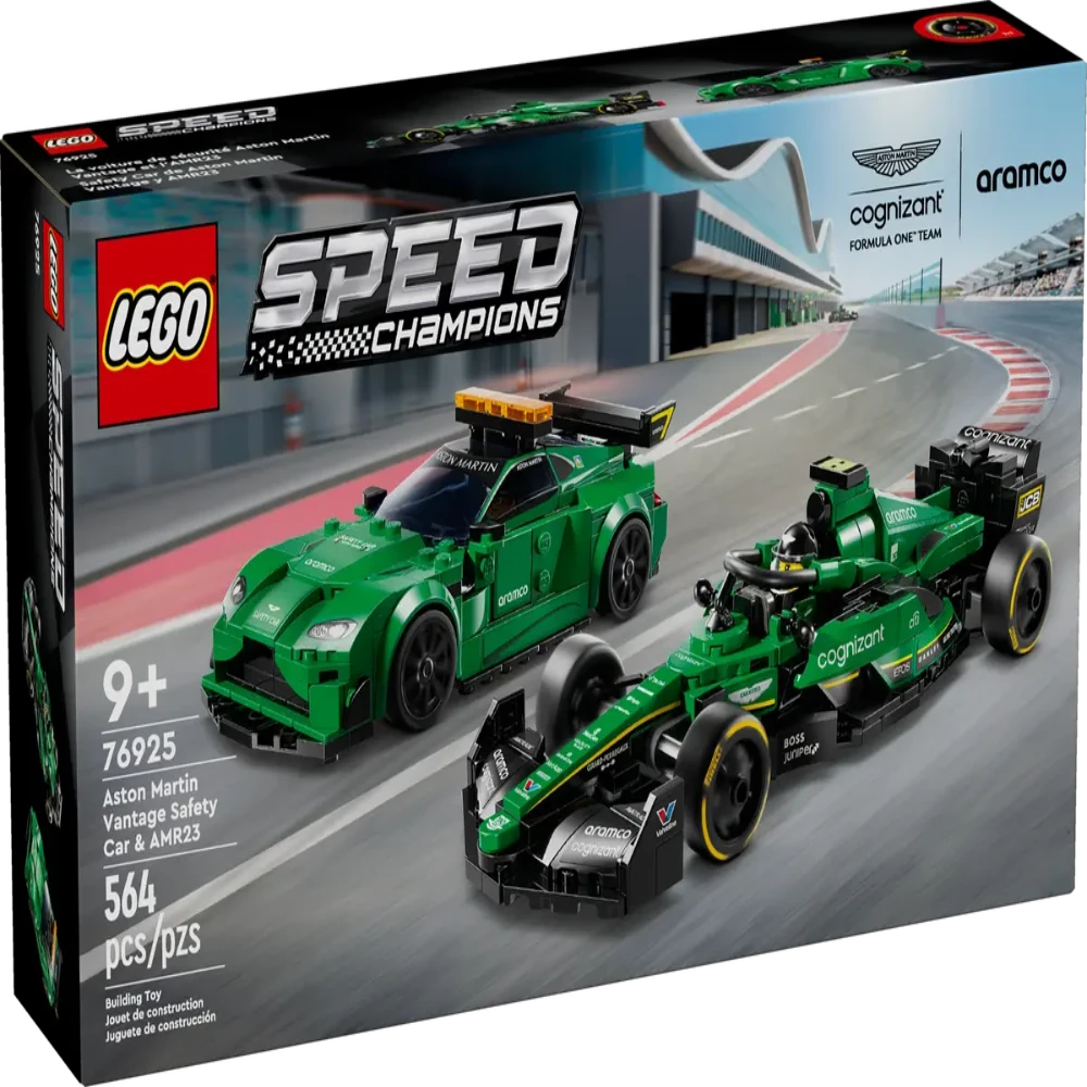 Lego 76925 Speed Champions Aston Martin Safety Car & AMR23 (564 Pieces)