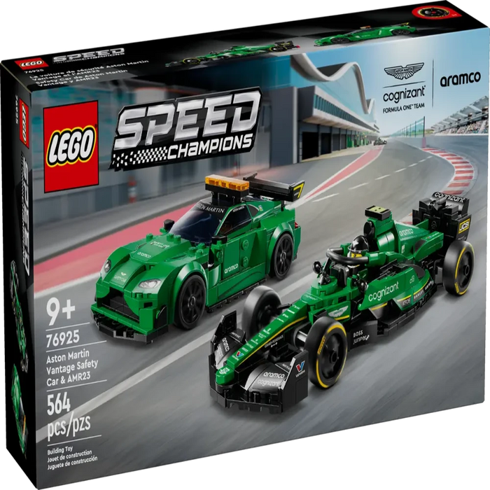 Lego 76925 Speed Champions Aston Martin Safety Car & AMR23 (564 Pieces)-Construction-LEGO-Toycra