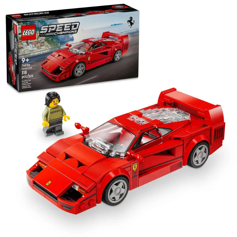 Lego 76934 Speed Champions Ferrari F40 Supercar (318 Pieces)