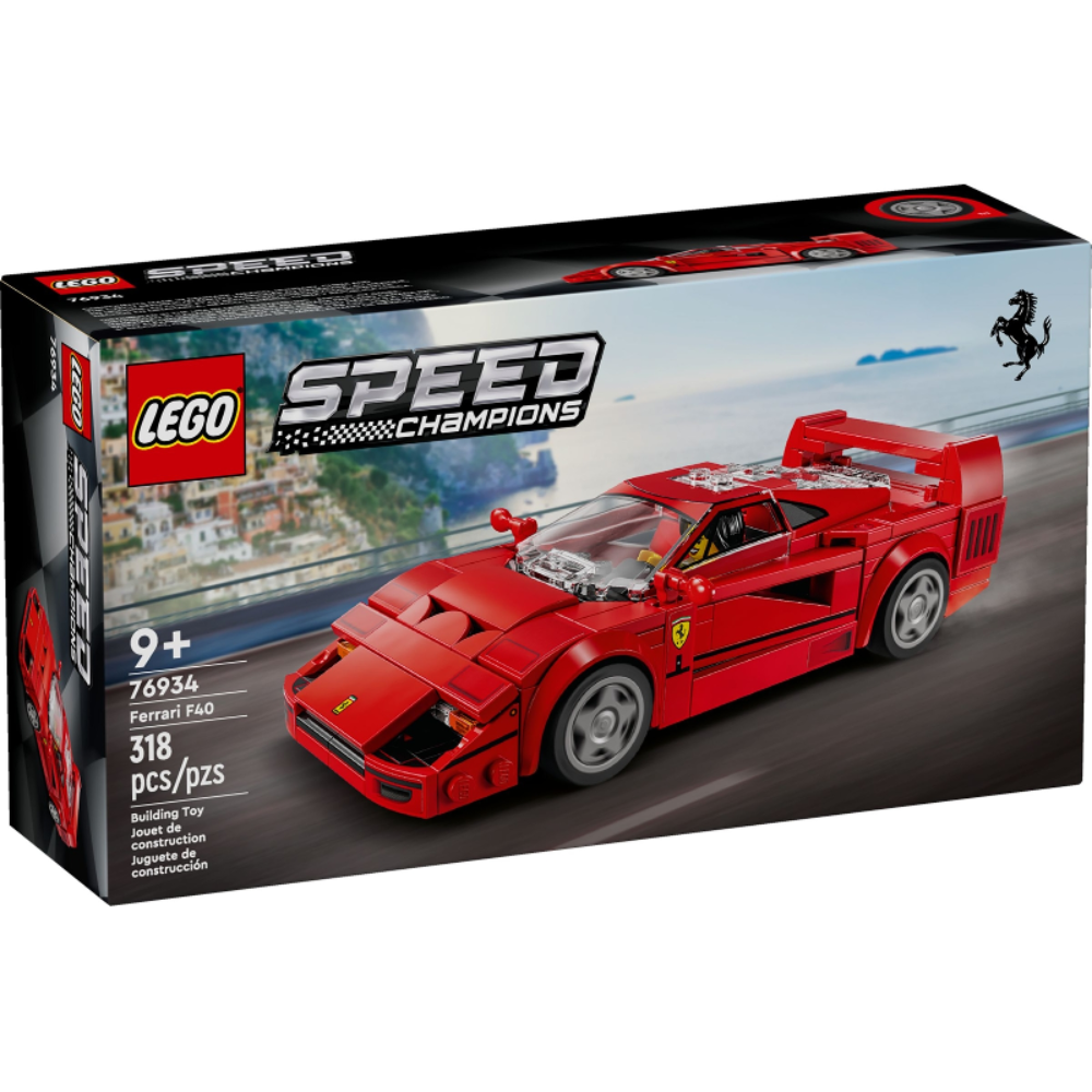 Lego 76934 Speed Champions Ferrari F40 Supercar (318 Pieces)