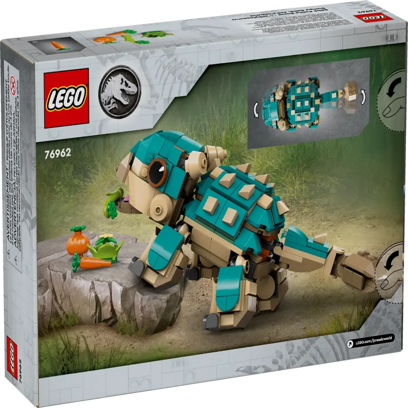Lego 76962 Jurassic World Baby Bumpy Ankylosaurus (358 Pieces)