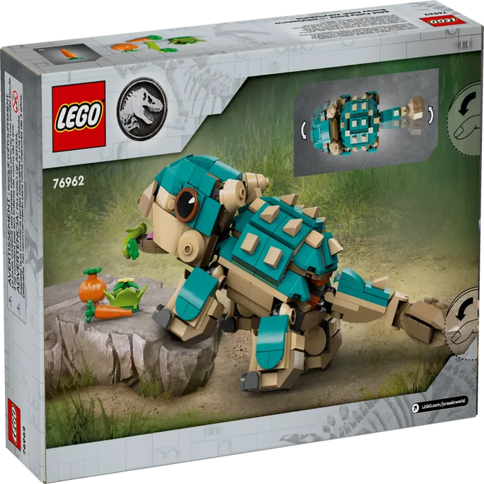 Lego 76962 Jurassic World Baby Bumpy Ankylosaurus (358 Pieces)-Construction-LEGO-Toycra