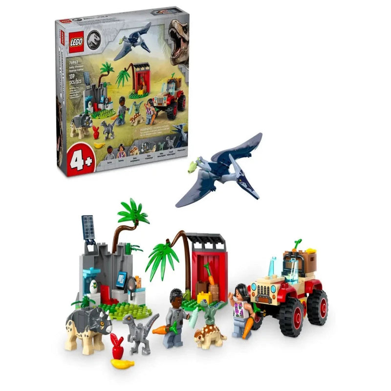 Lego 76963 Jurassic World Baby Dinosaur Rescue Center ( 139 Pieces )