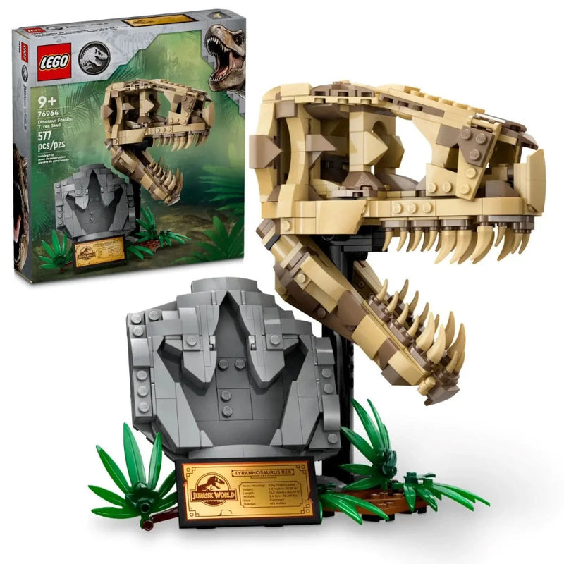 Lego 76964 Jurassic World Dinosaur Fossils: T. rex Skull ( 577 Pieces )