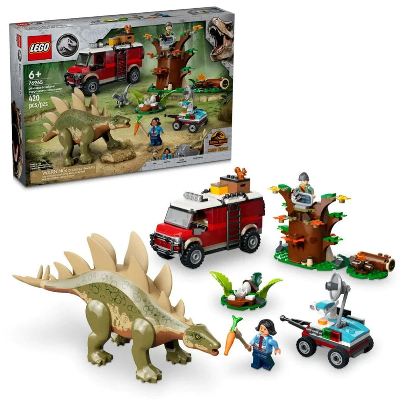 Lego 76965 Jurassic World Dinosaur Missions Stegosaurus Discovery (420 Pieces)