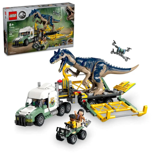 Lego 76966 Jurassic World Dinosaur Missions Allosaurus Transport Truck (588 Pieces)-Construction-LEGO-Toycra