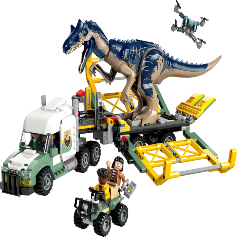 Lego 76966 Jurassic World Dinosaur Missions Allosaurus Transport Truck (588 Pieces)