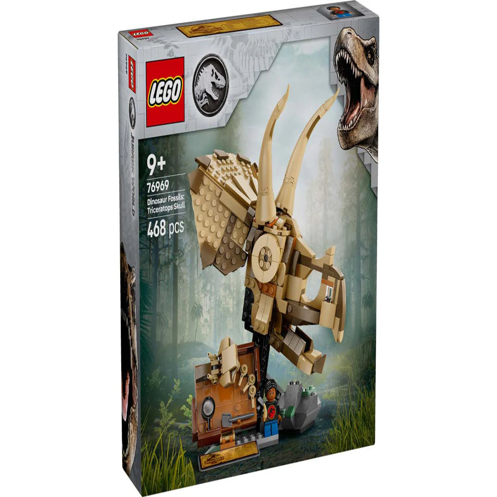 Lego 76969 Jurassic World Dinosaur Fossils Triceratops Skull (468 Pieces)