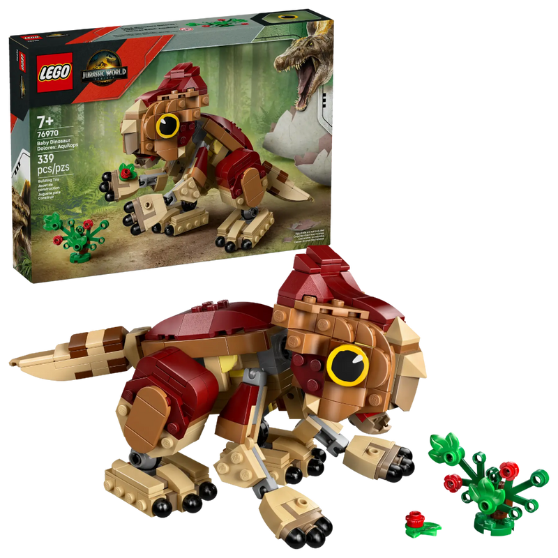 Lego 76970 Jurassic World Baby Dinosaur Dolores: Aquilops (339 Pieces)
