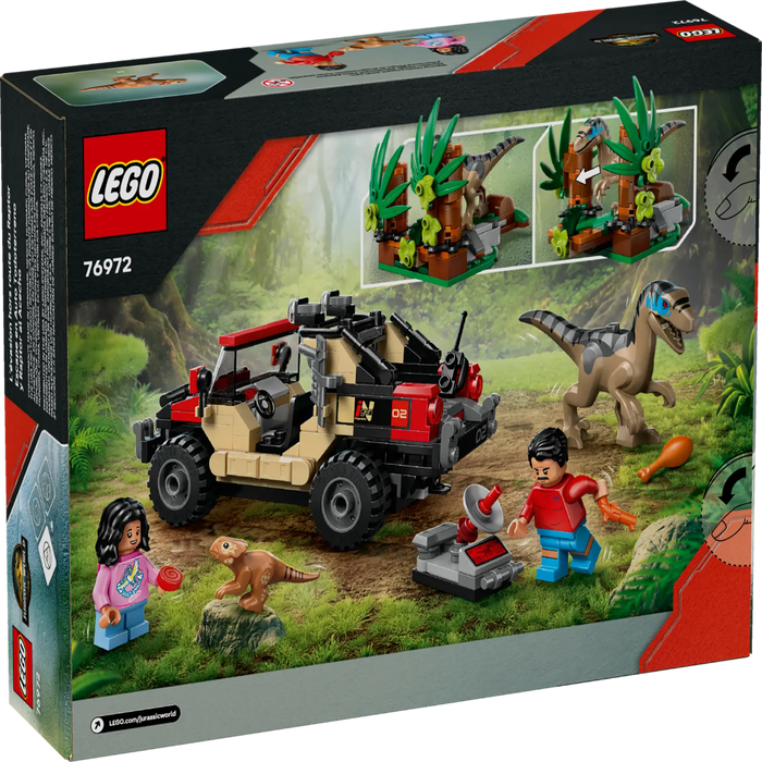 Lego 76972 Jurassic World Raptor Off-Road Escape (285 Pieces)-Construction-LEGO-Toycra