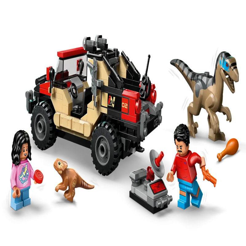Lego 76972 Jurassic World Raptor Off-Road Escape (285 Pieces)