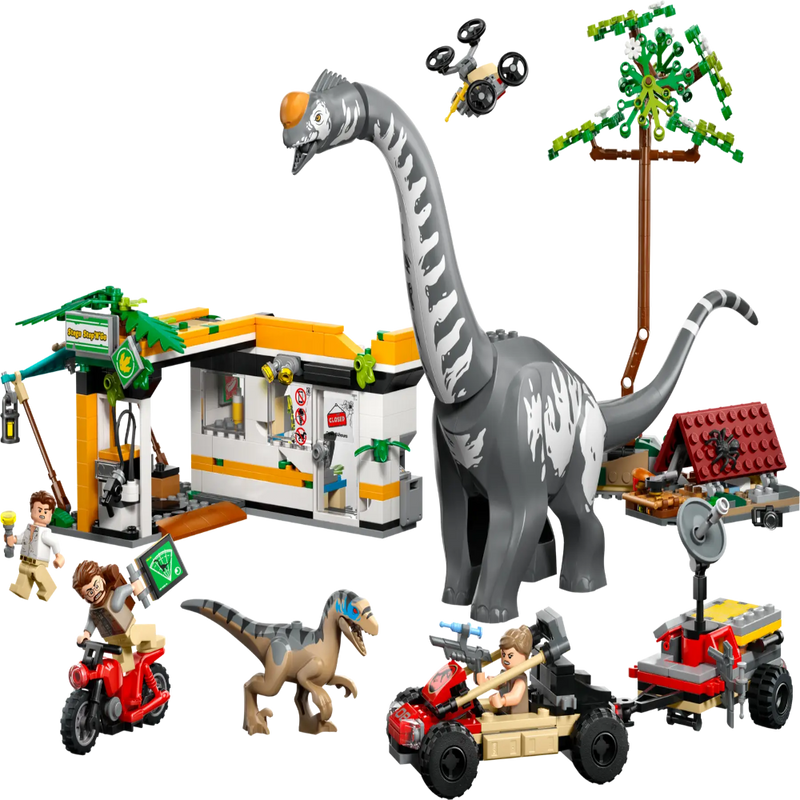 Lego 76973 Jurassic World Raptor & Titanosaurus Tracking Mission (582 Pieces)