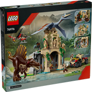Lego 76976 Jurassic World Spinosaurus & Quetzalcoatlus Air Mission (984 Pieces)