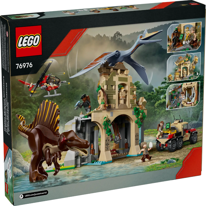 Lego 76976 Jurassic World Spinosaurus & Quetzalcoatlus Air Mission (984 Pieces)-Construction-LEGO-Toycra