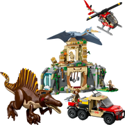 Lego 76976 Jurassic World Spinosaurus & Quetzalcoatlus Air Mission (984 Pieces)