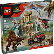 Lego 76976 Jurassic World Spinosaurus & Quetzalcoatlus Air Mission (984 Pieces)