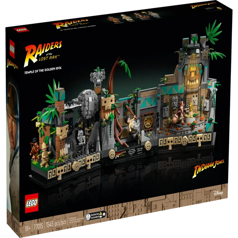 Lego 77015 Indiana Jones Temple Of The Golden Idol - 1545 Pieces