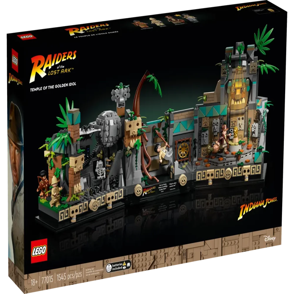 LEGO Indiana Jones Raiders of the Lost Ark Temple of the Golden Idol Set  77015 - US