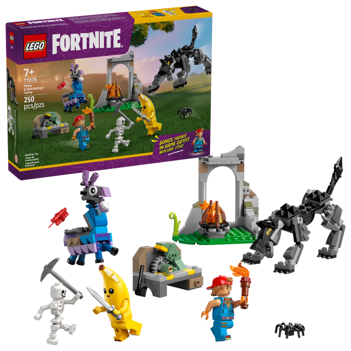 Lego 77075 Fortnite Peely & Sparkplug's Camp (250 Pieces)-Construction-LEGO-Toycra