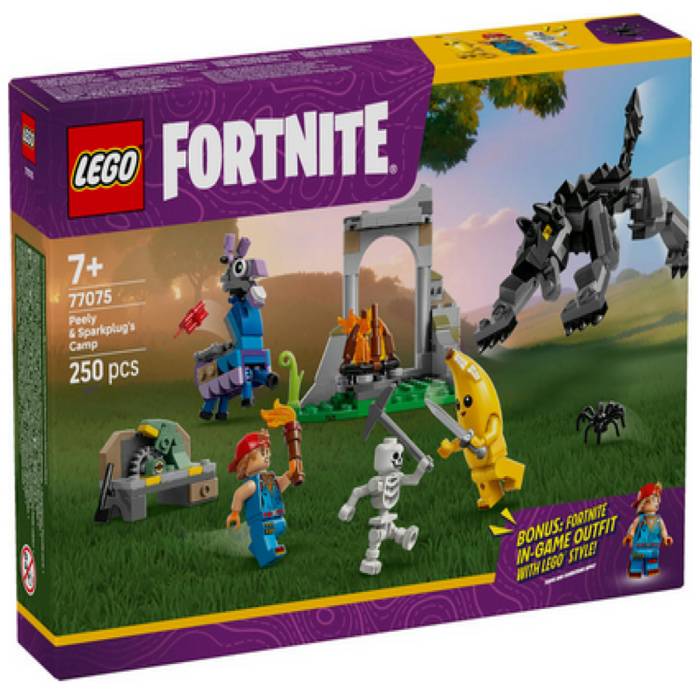 Lego 77075 Fortnite Peely & Sparkplug's Camp (250 Pieces)-Construction-LEGO-Toycra