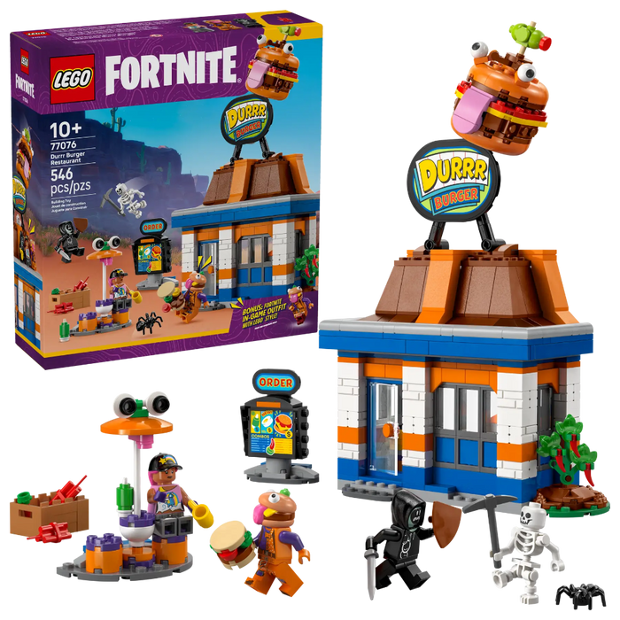 Lego 77076 Fortnite Durrr Burger Restaurant (546 Pieces)-Construction-LEGO-Toycra