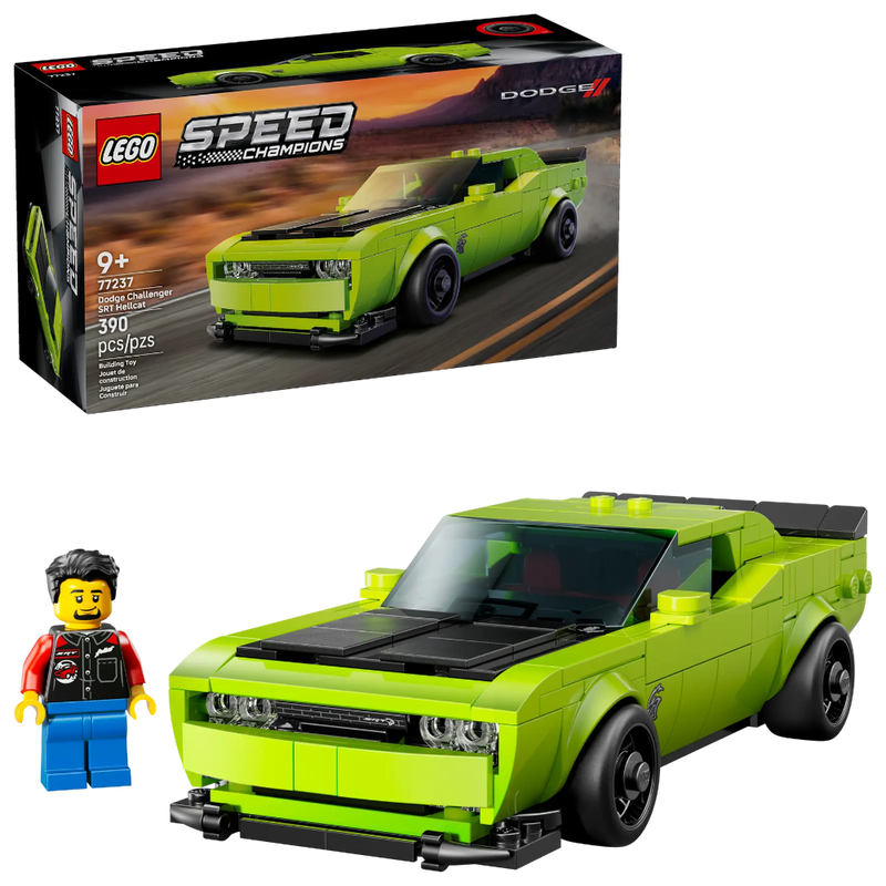 Lego 77237 Speed Champions Dodge Challenger SRT Hellcat Sports Car (390 Pieces)