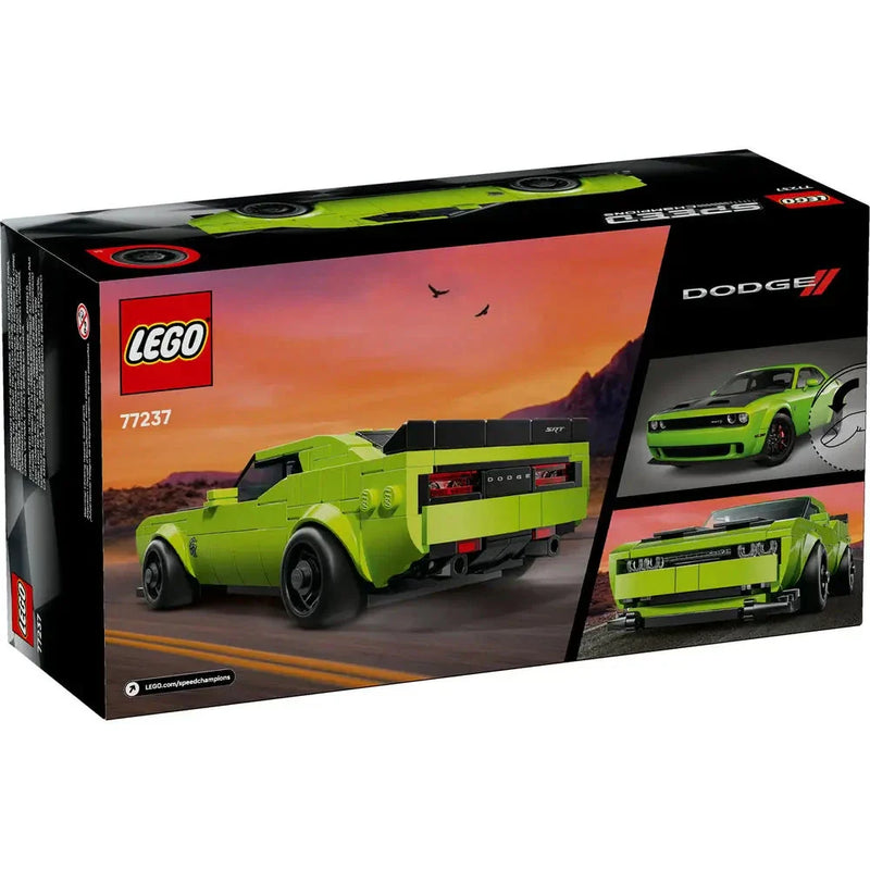 Lego 77237 Speed Champions Dodge Challenger SRT Hellcat Sports Car (390 Pieces)