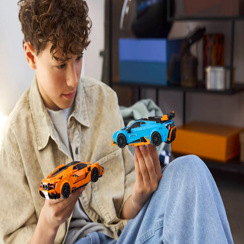Lego 77238 Speed Champions Lamborghini Revuelto & Huracán STO (607 Pieces)