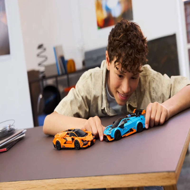 Lego 77238 Speed Champions Lamborghini Revuelto & Huracán STO (607 Pieces)