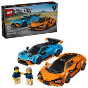 Lego 77238 Speed Champions Lamborghini Revuelto & Huracán STO (607 Pieces)
