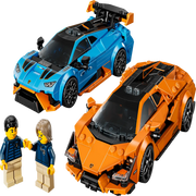 Lego 77238 Speed Champions Lamborghini Revuelto & Huracán STO (607 Pieces)