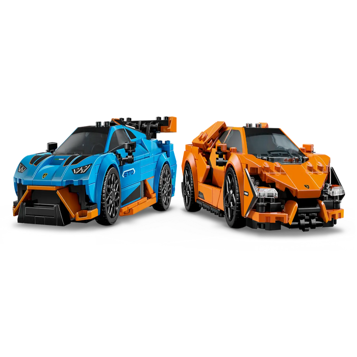 Lego 77238 Speed Champions Lamborghini Revuelto & Huracán STO (607 Pieces)-Construction-LEGO-Toycra