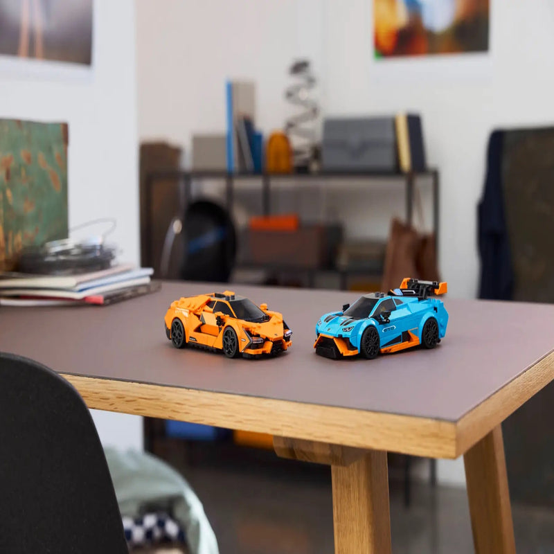 Lego 77238 Speed Champions Lamborghini Revuelto & Huracán STO (607 Pieces)
