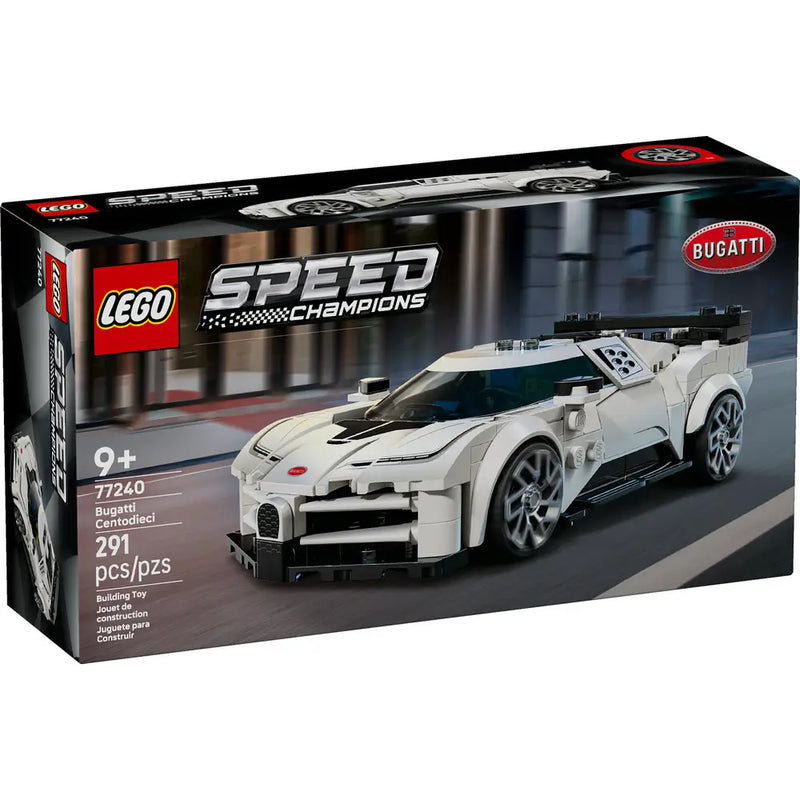 Lego 77240 Speed Champions Bugatti Centodieci Hyper Sports Car (291 Pieces)