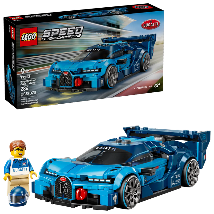 Lego 77253 Speed Champions Bugatti Vision GT Hyper Sports Car (284 Pieces)
