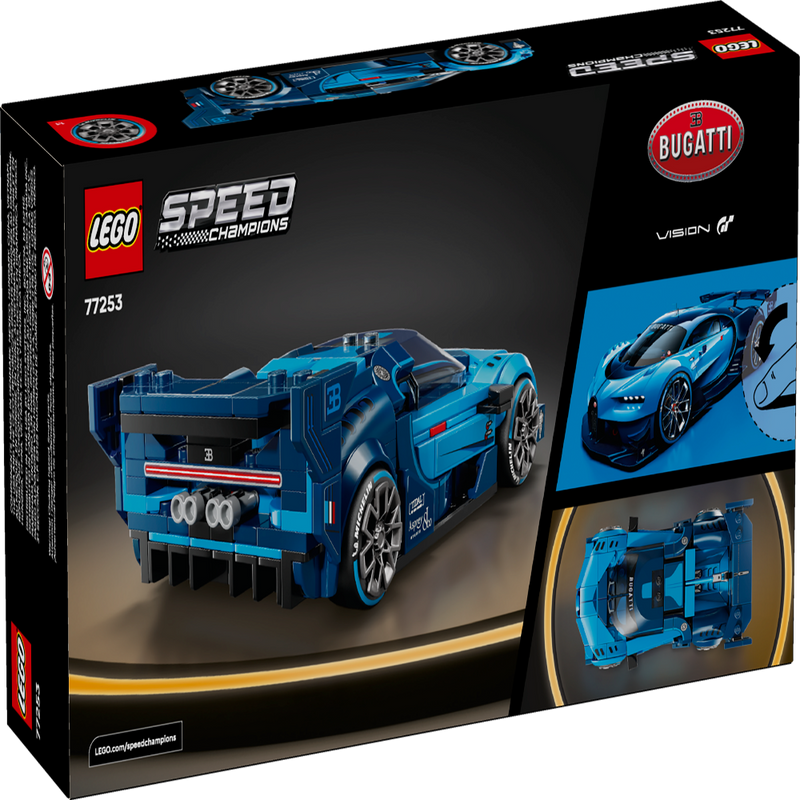 Lego 77253 Speed Champions Bugatti Vision GT Hyper Sports Car (284 Pieces)