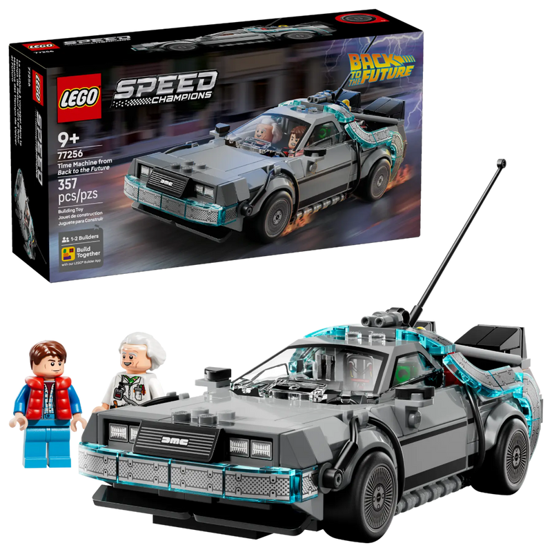 Lego 77256 Speed Champions Time Machine From Back To The Future (357 Pieces)