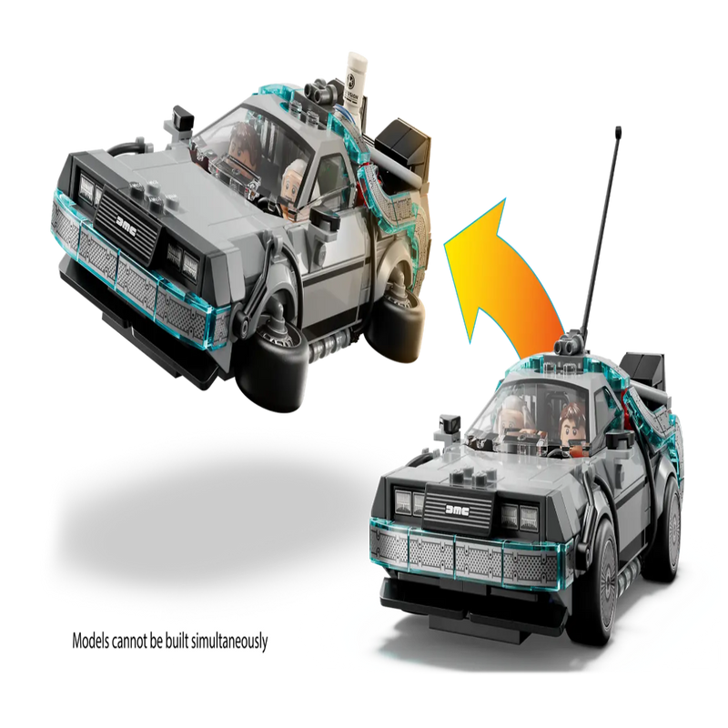 Lego 77256 Speed Champions Time Machine From Back To The Future (357 Pieces)