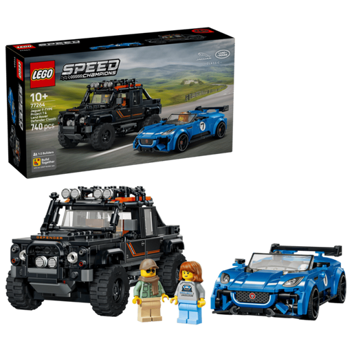 Lego 77264 Speed Champions Jaguar Project 7 &Land Rover Defender (740pcs)